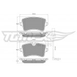 TOMEX Brakes Bremsbelagsatz, Scheibenbremse